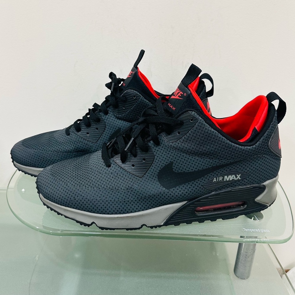 Nike Air‎ Max 90 Mid Winter Anthracite 806850-006 Sneakers Mens Sz: 15 Black